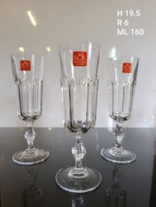 RCR Cristalleria Italiana šampano taurių rinkinys 6 vnt. 160 ml